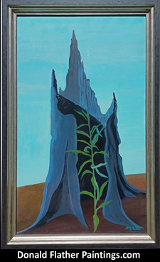 Reincarnation original Donald Flather painting for sale