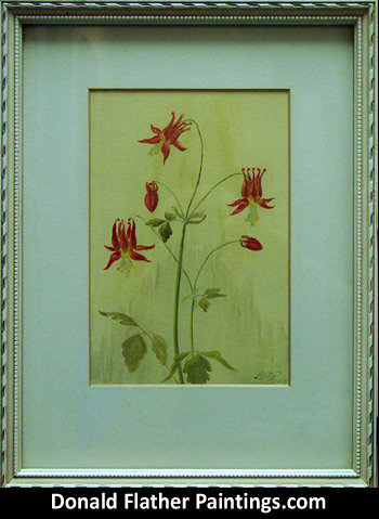 Click here to see Dr. DM (Donald McIntosh) Flather's original watercolour painting Untitled Still Life 
